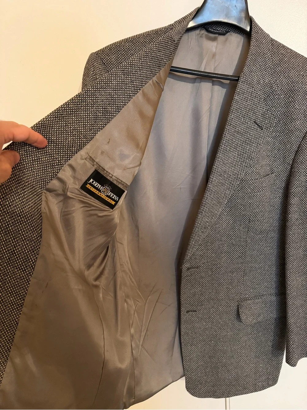 Joseph & Feiss Gray Tweed Sport Coat